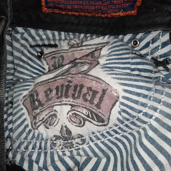 Rock Revival Black Jeans 26 - Picture 3 of 8